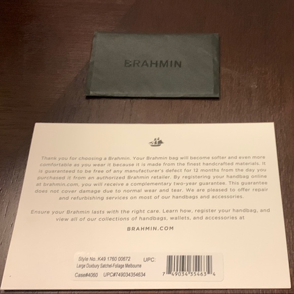 EUC Brahmin Foliage Multicolor Crocodile-Embossed Women's Bag - Picture 8 of 14